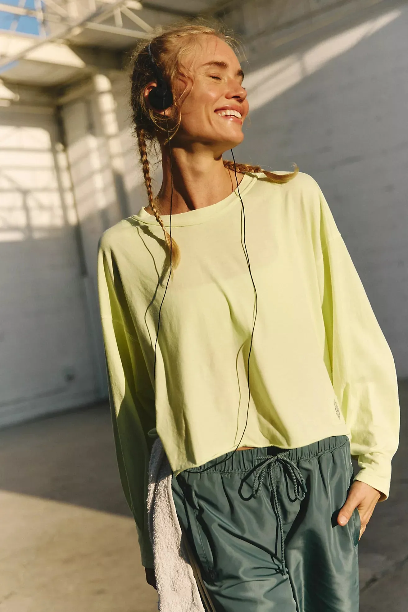 FREE PEOPLE Inspire Layer - Sour Green