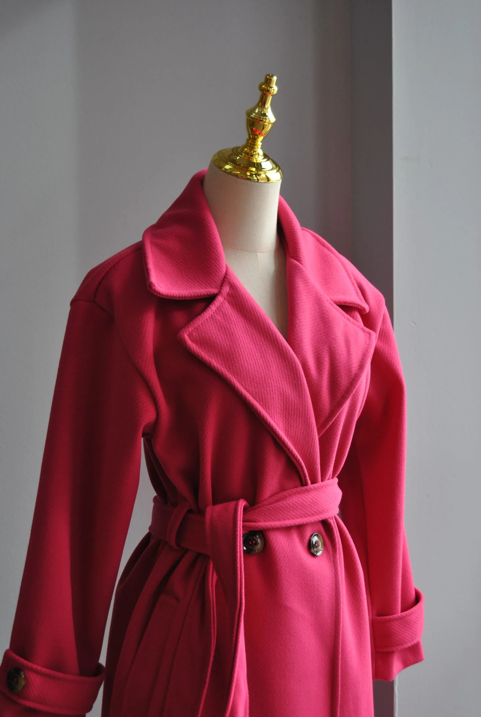 FUCHSIA SPRING COAT