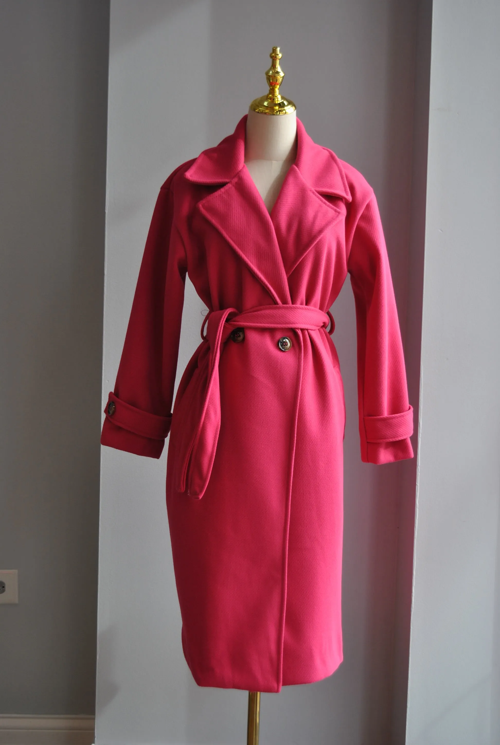 FUCHSIA SPRING COAT