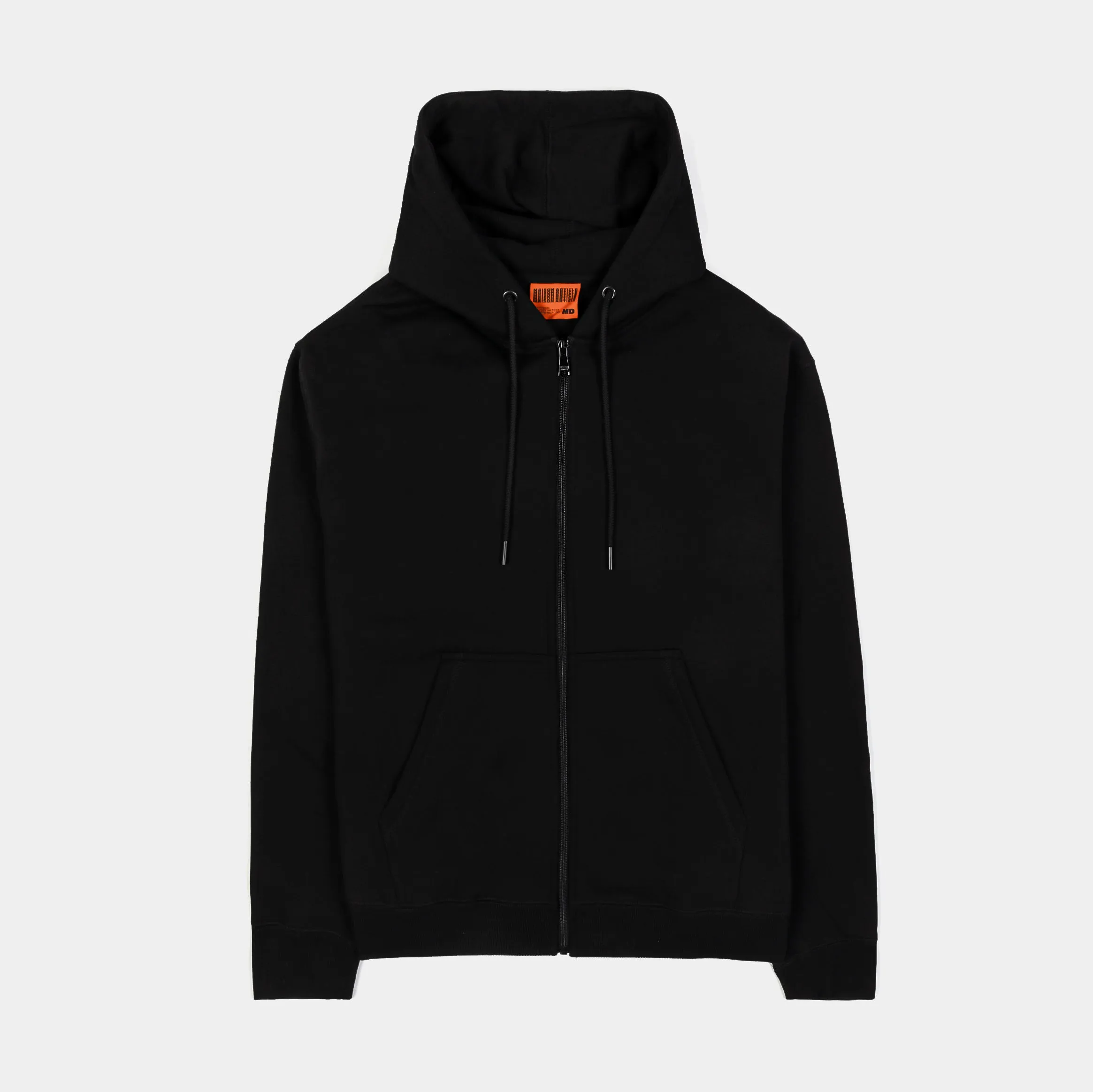 Full Zip Up Mens Hoodie (Black)