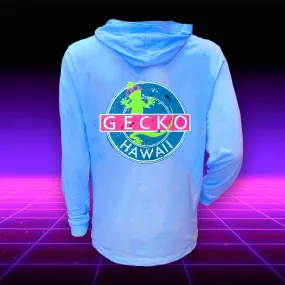 Gecko Vinyl - Neon Blue Frost HoodTEE