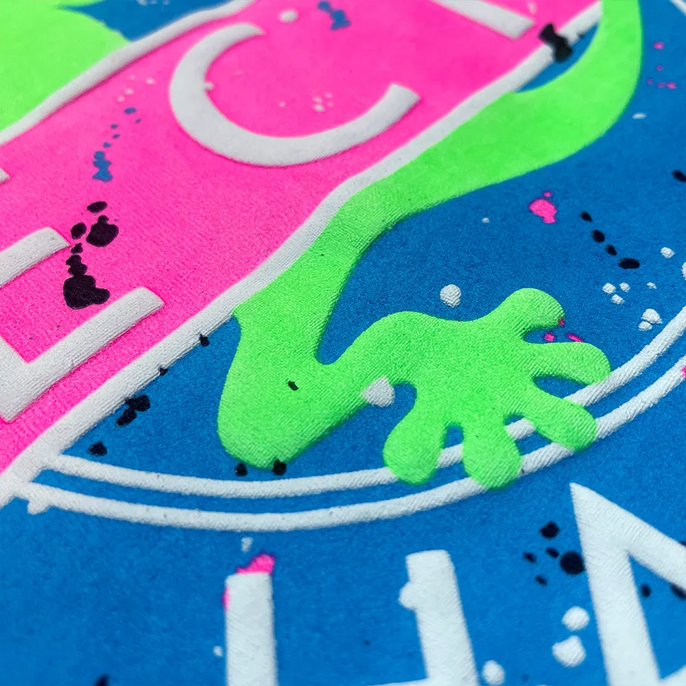 Gecko Vinyl - Neon Blue Frost HoodTEE