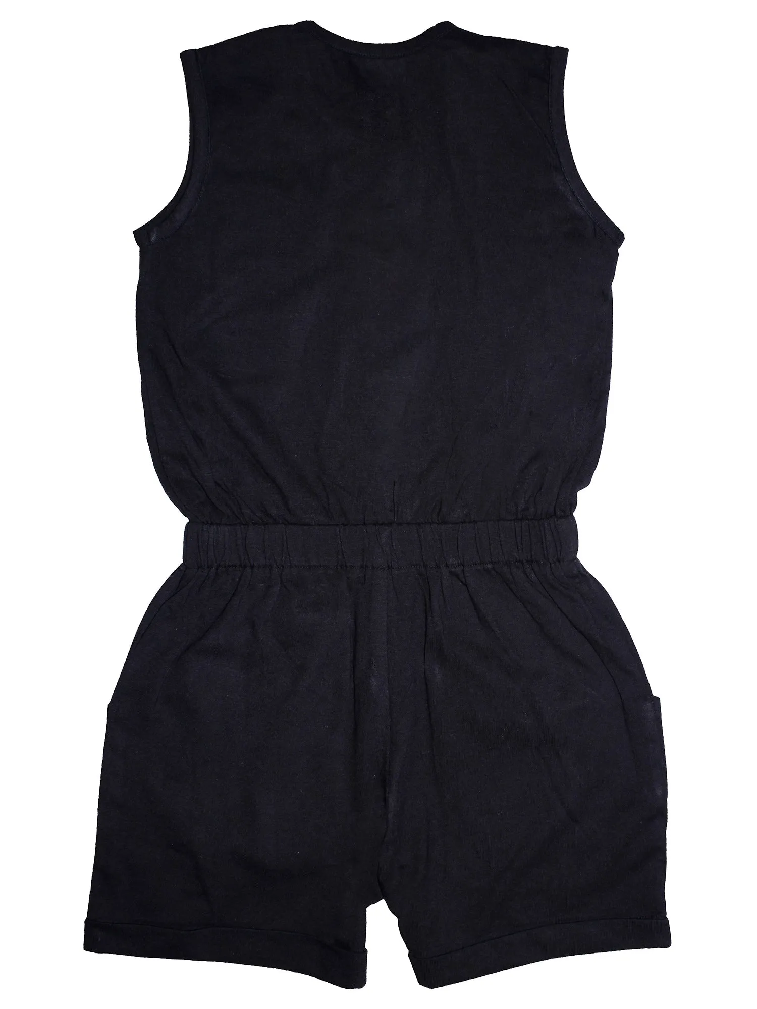 Girls Cotton Jersey Jumpsuit