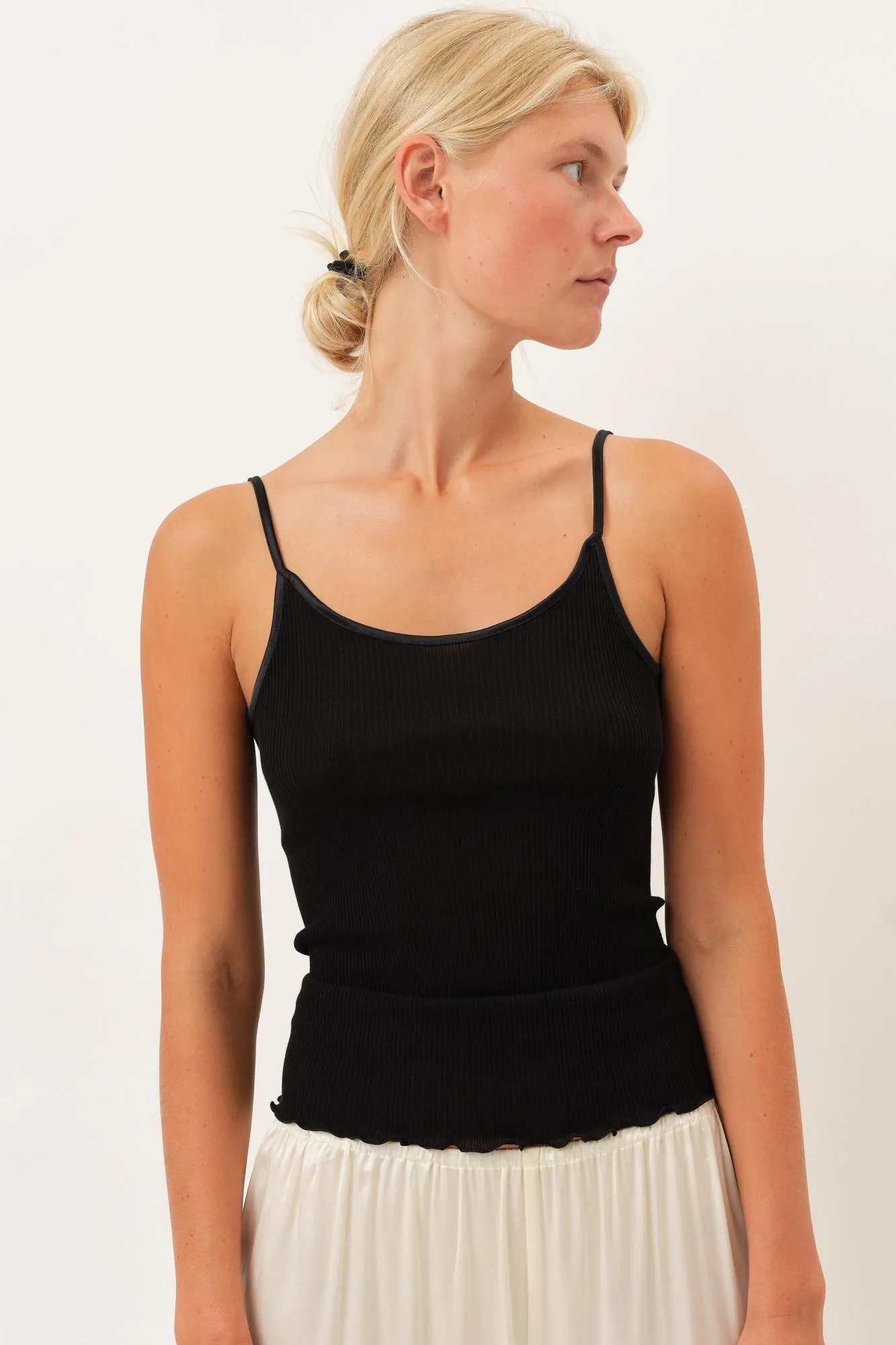 Giulia Oscalito Camisole Top — Black