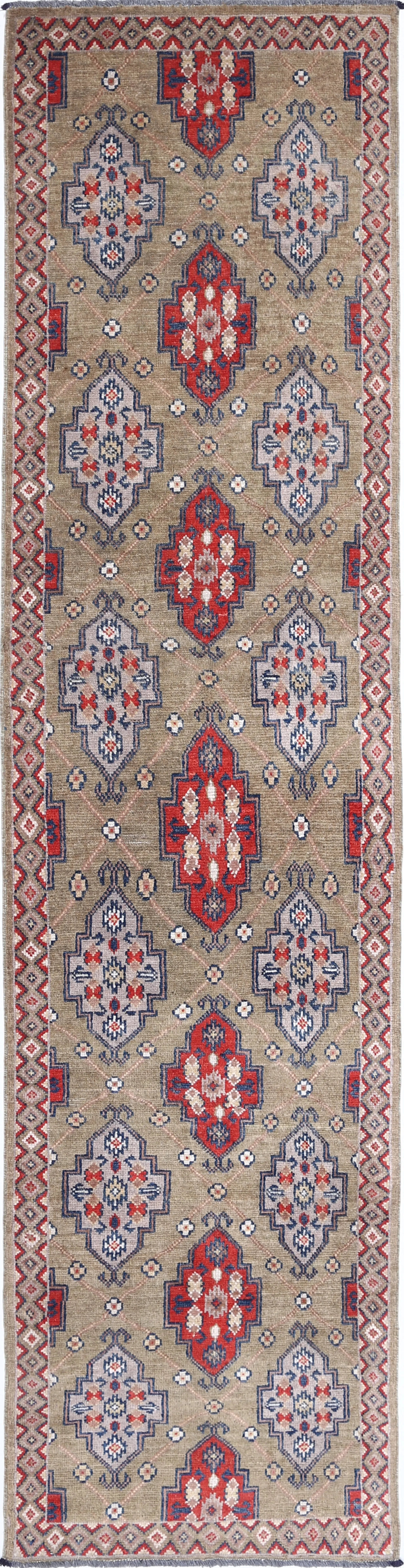 Green Akcha Revival Hand Knotted Rug