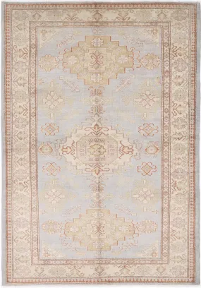 Grey Akcha Revival Hand Knotted Rug