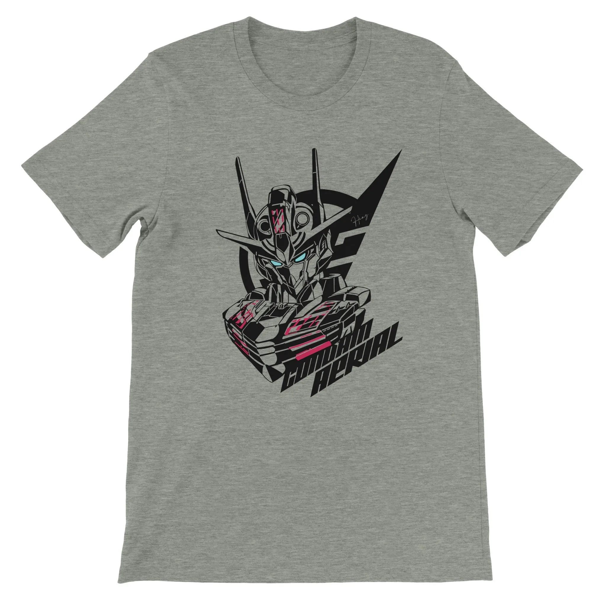 Gundam T-shirt - Gundam Aerial Artwork - Premium Unisex T-shirt