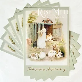 Happy Spring - Layering PostCards