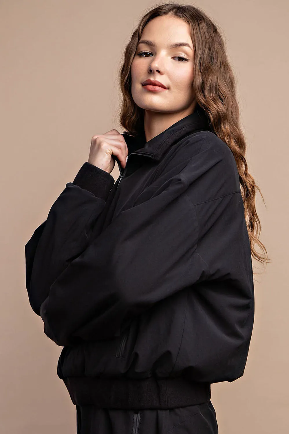 Heavy Fleece Oversize WindBreaker Pullover