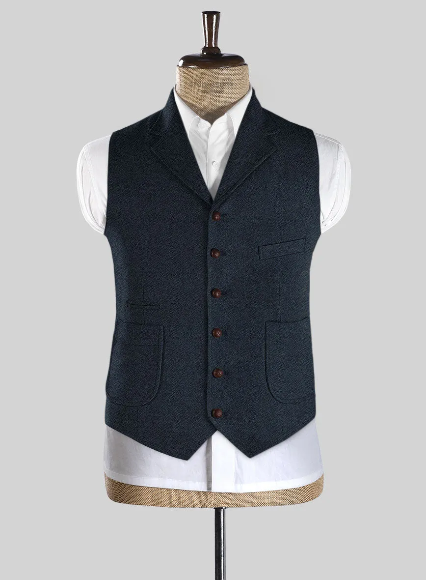 Highlander Blue Tweed Hunting Vest