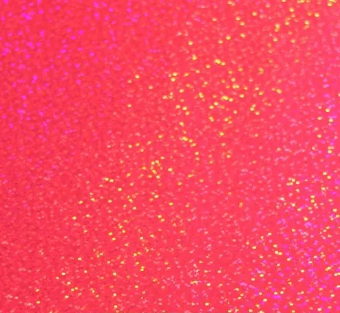 Holographic Sparkle Neon Pink Permanent Vinyl | Permanent Adhesive Vinyl