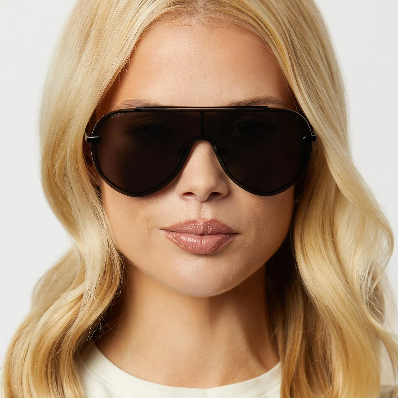 IMANI - BLACK   GREY SUNGLASSES