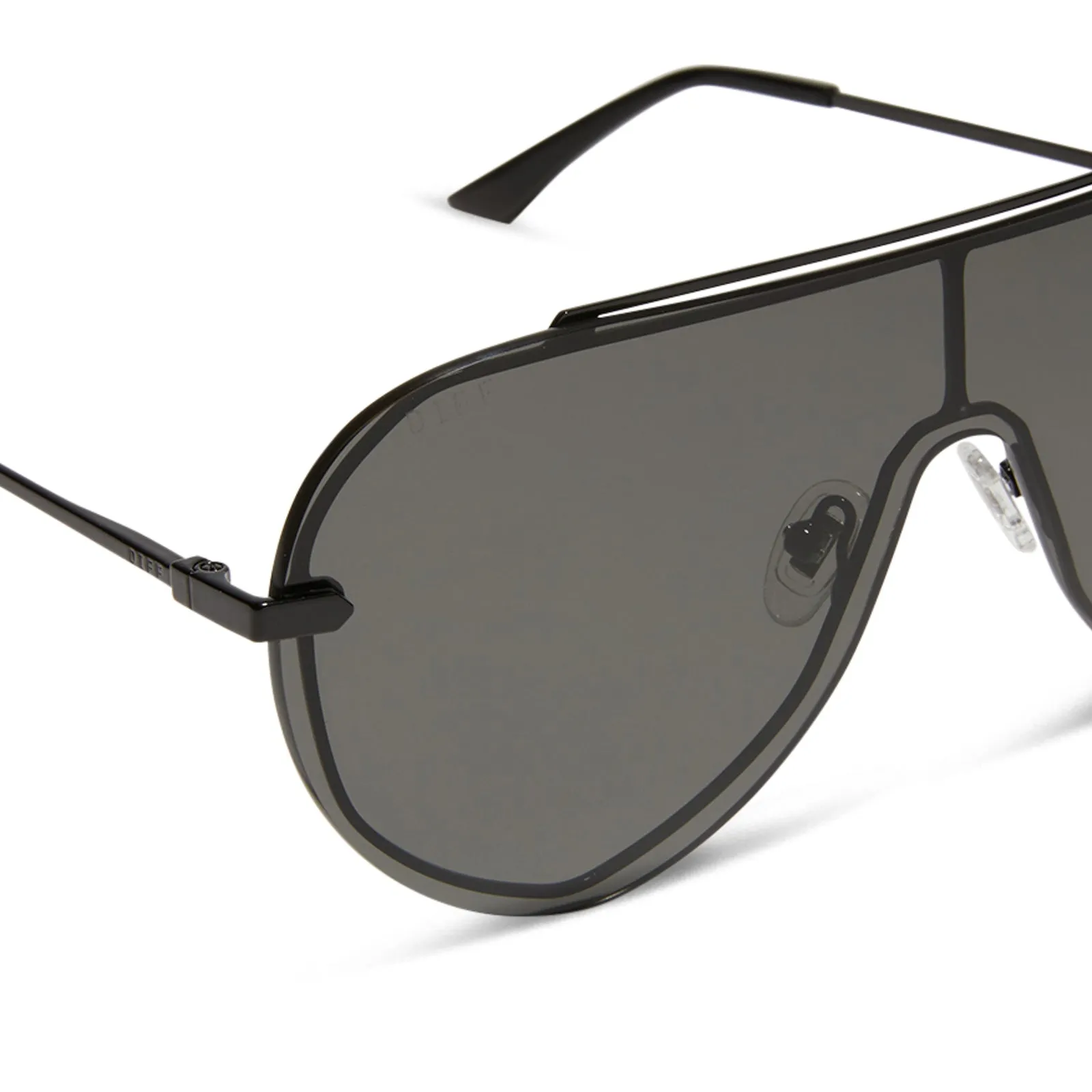 IMANI - BLACK   GREY SUNGLASSES