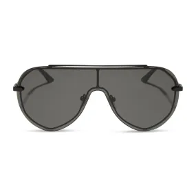 IMANI - BLACK   GREY SUNGLASSES