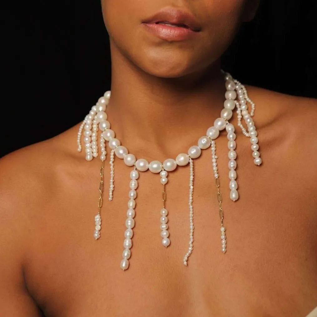 IMPERIAL PEARL ECLECTIC NECKLACE