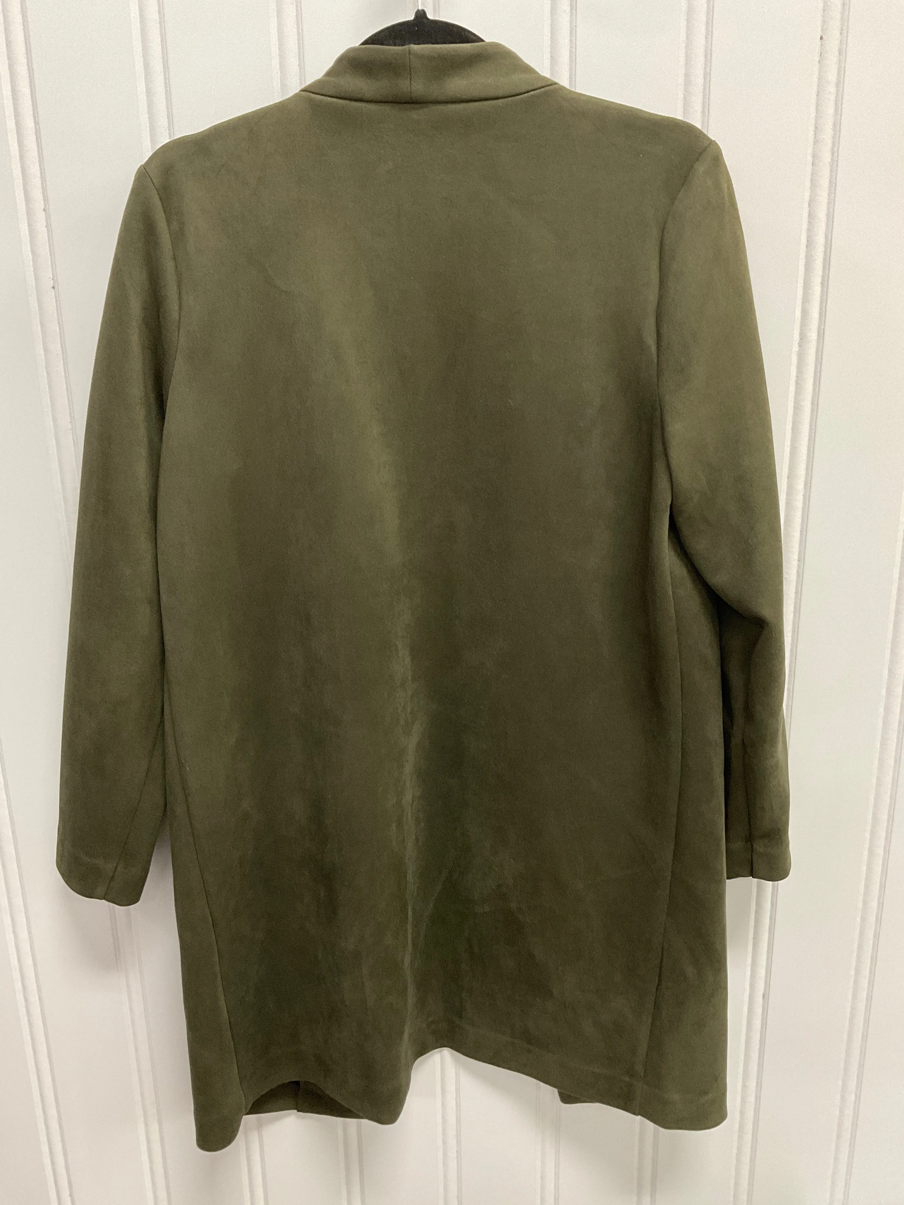 Jacket Faux Fur & Sherpa By Apt 9 In Green, Size:S