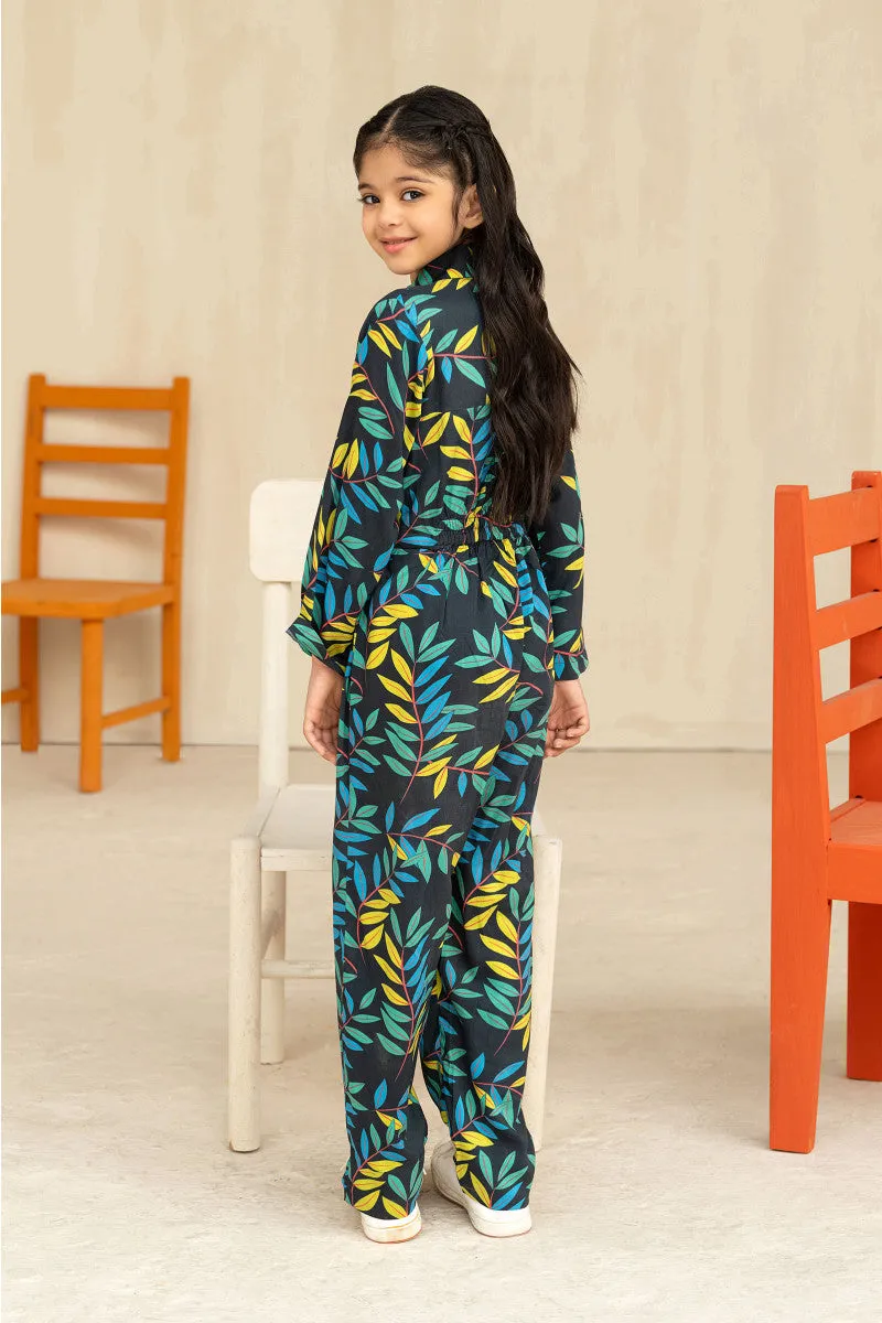 Jumpsuit Printed Blue MBK-W22-15