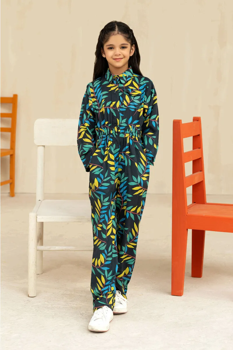 Jumpsuit Printed Blue MBK-W22-15