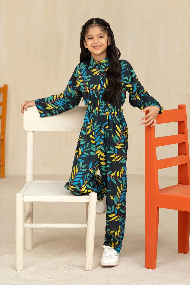 Jumpsuit Printed Blue MBK-W22-15