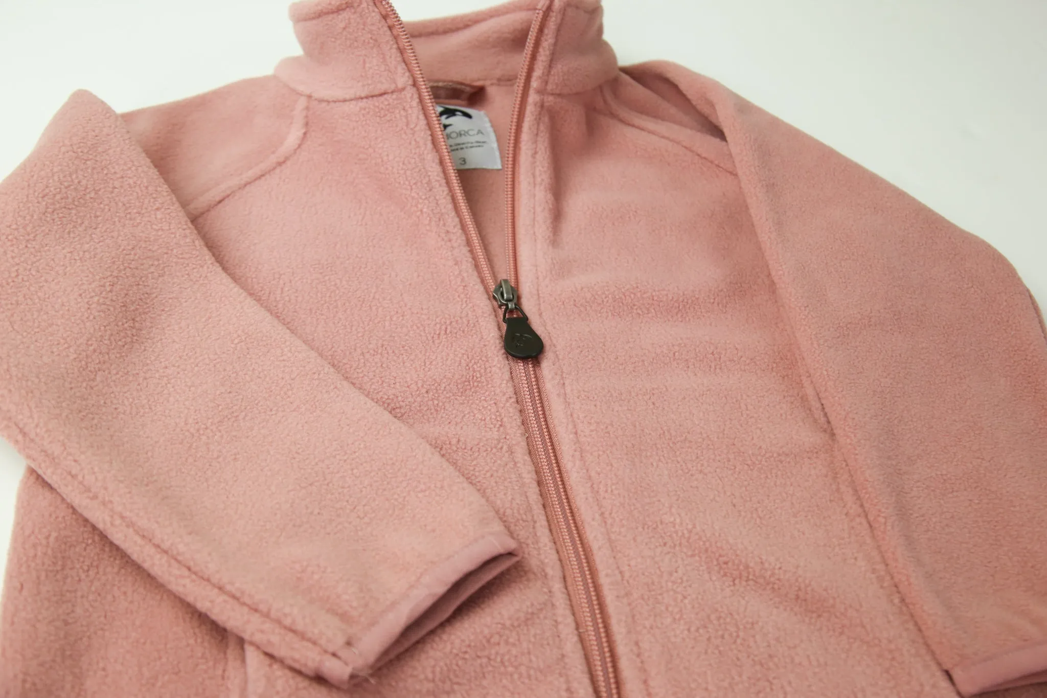 KidORCA Kids Mid Layer Fleece Jacket _ Ash Rose