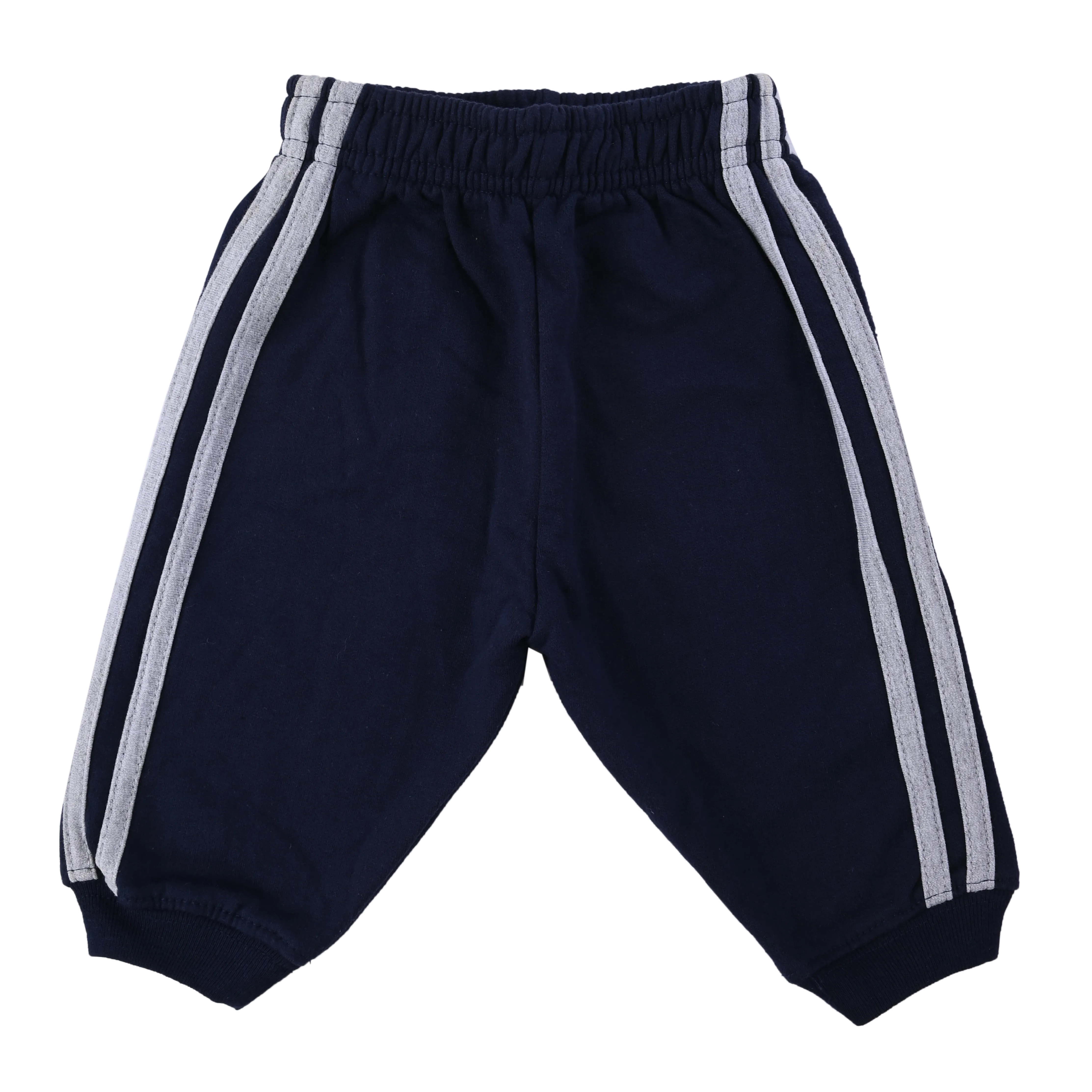 Koala Kids Navy 2 Stripes Cotton Sweat Pants