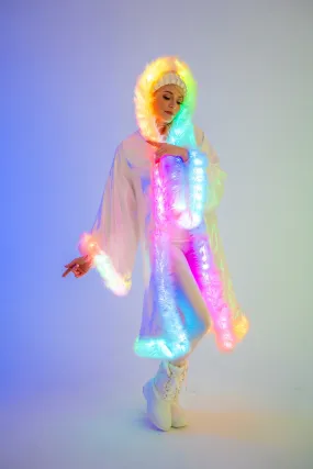 LED Sheer Magic Kimono in "Light Pink White " IN STOCK