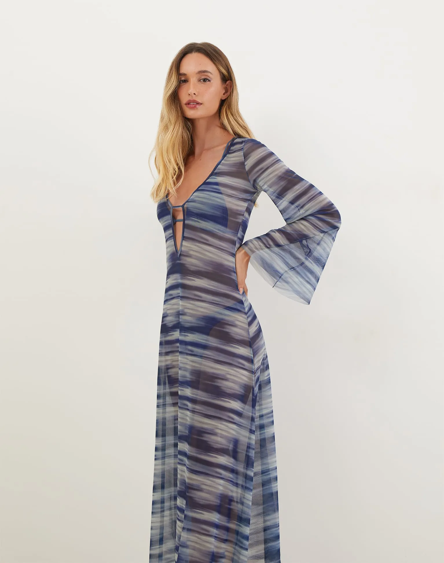 Lidi Long Cover Up Tunic - Moonlight