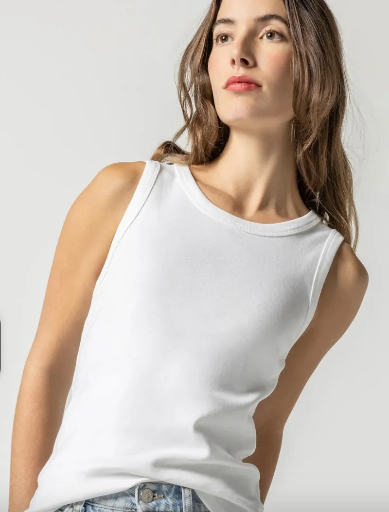 Lilla P Classic Sleeveless Jewel Tank