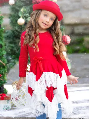 Little Wonder Lace Handkerchief Tunic