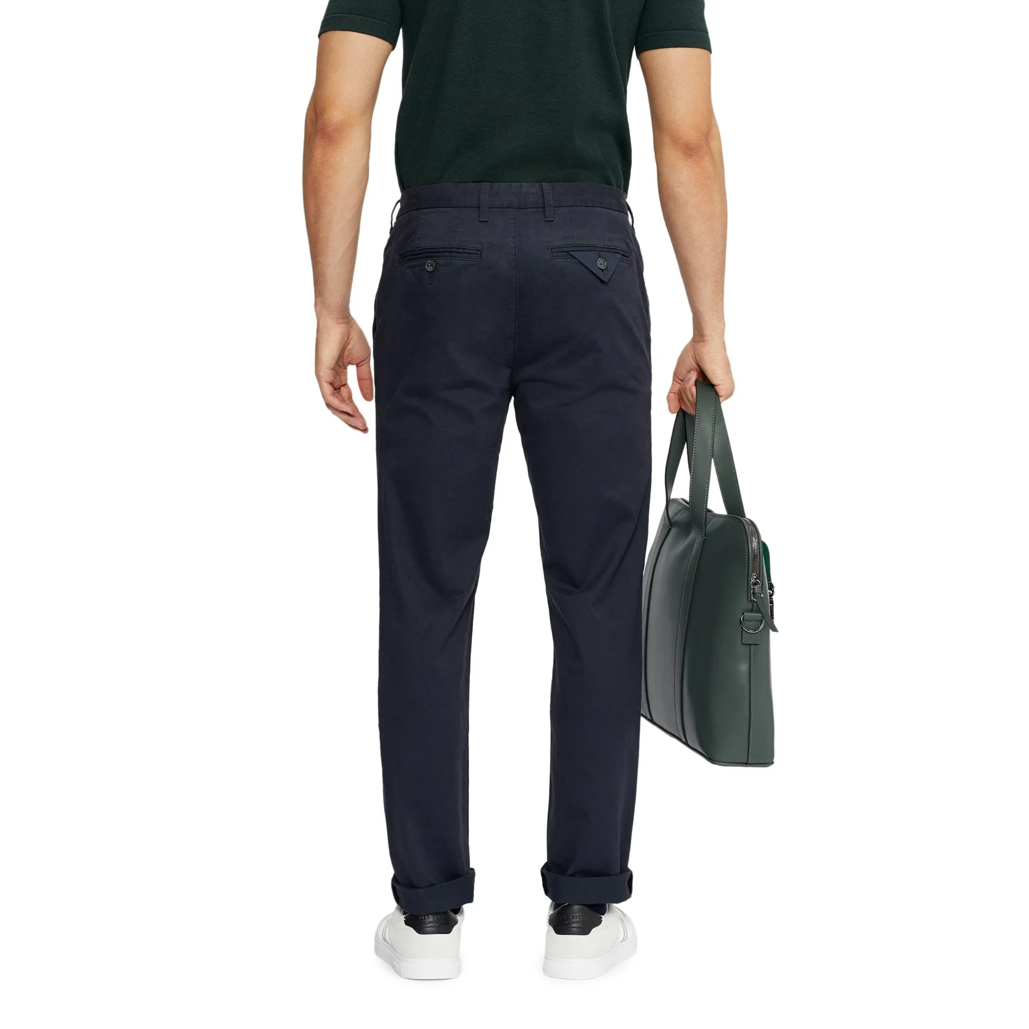 Men Mmt-Sincere-Slim Fit Plain Chino - Navy