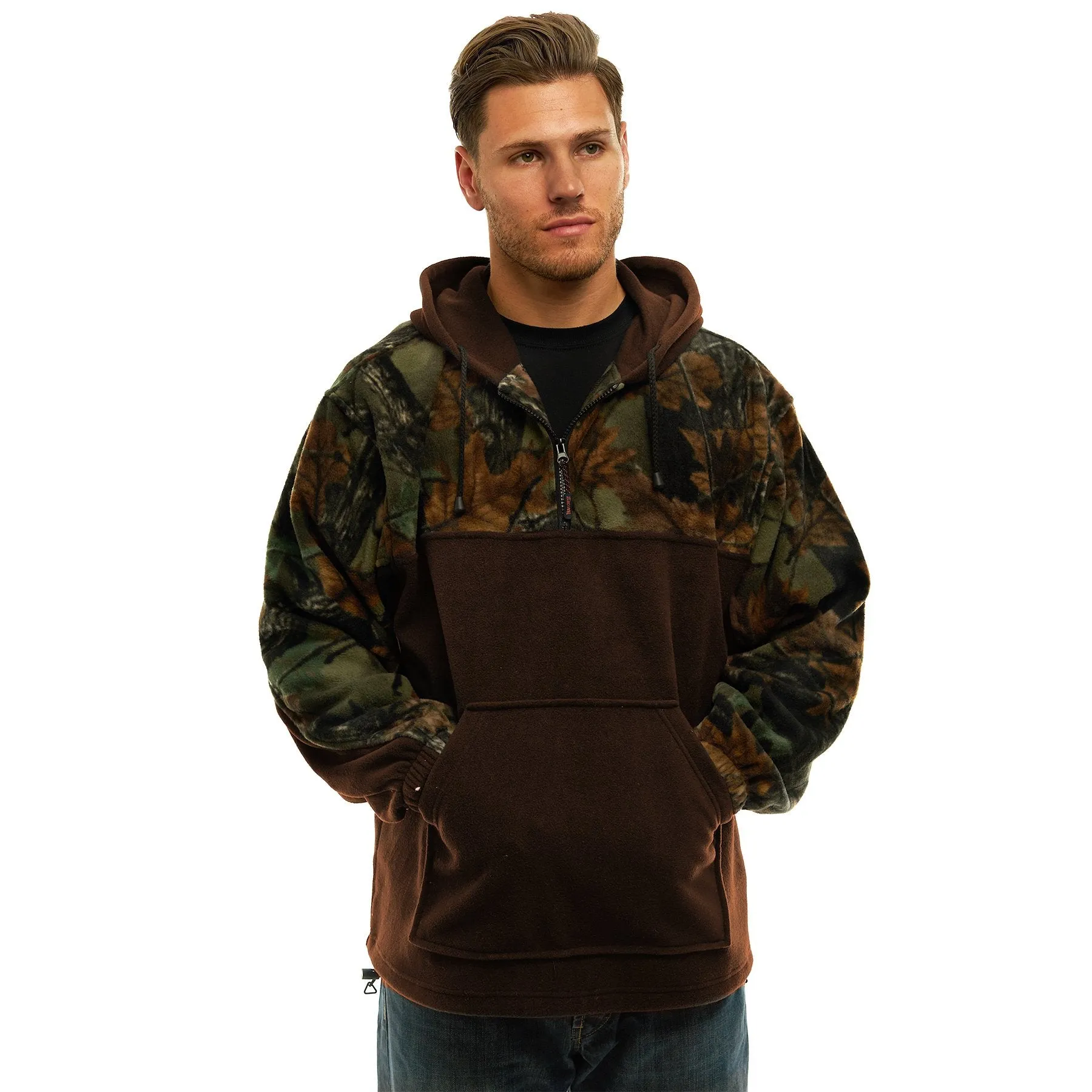 Men's Chambliss Hooded Camo Sweater