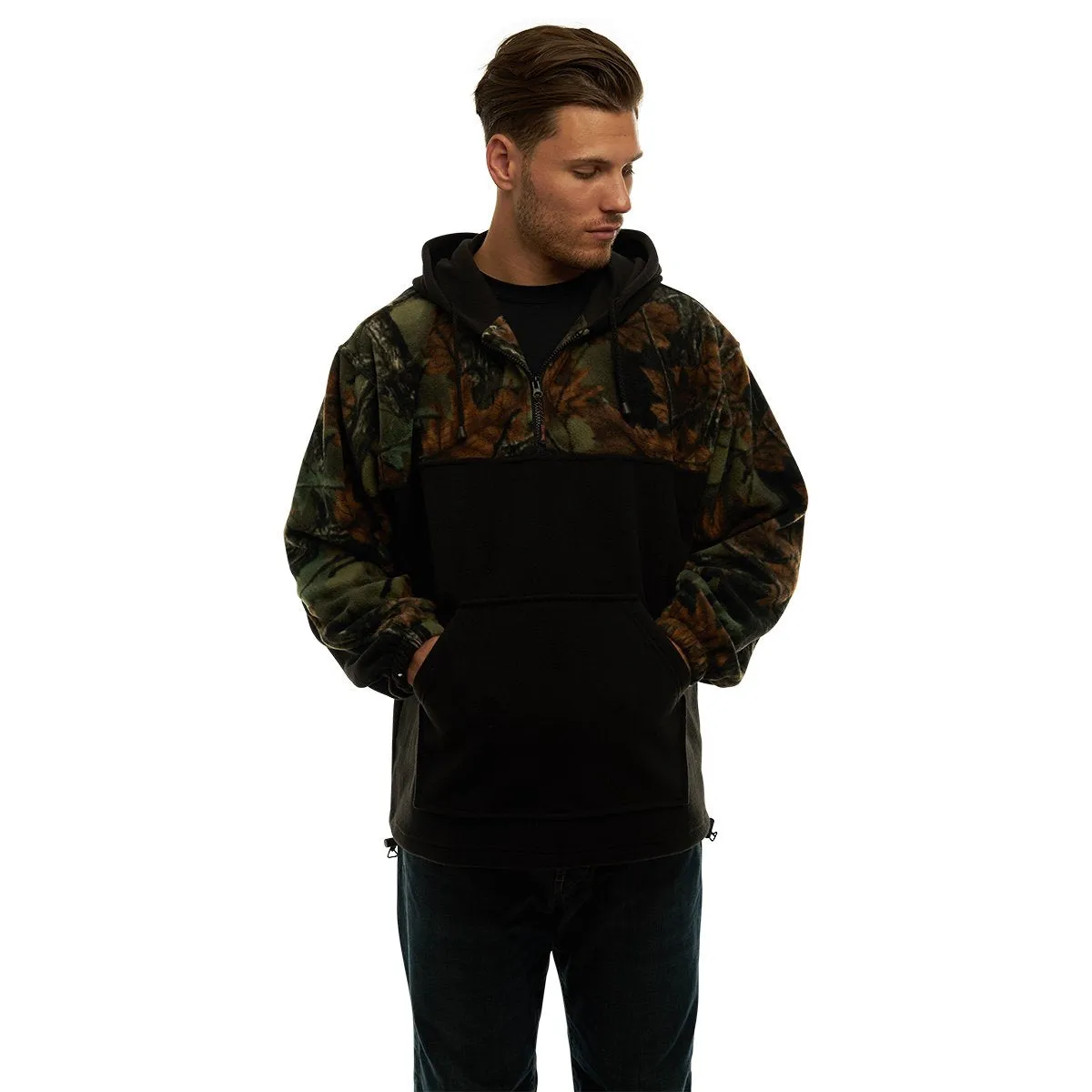 Men's Chambliss Hooded Camo Sweater