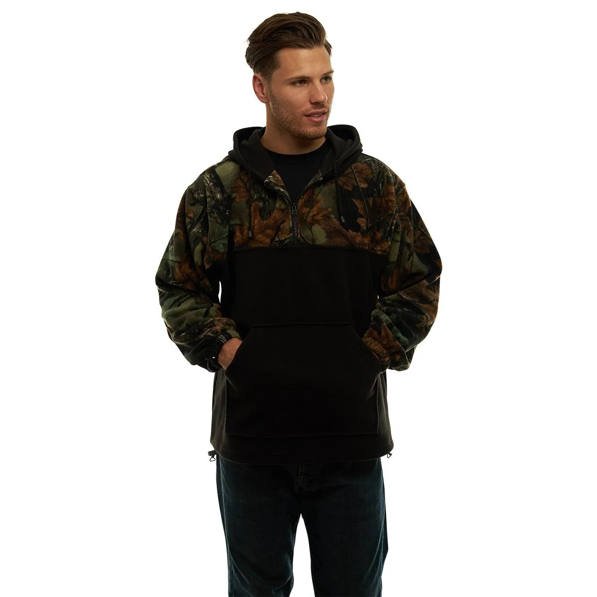 Men's Chambliss Hooded Camo Sweater