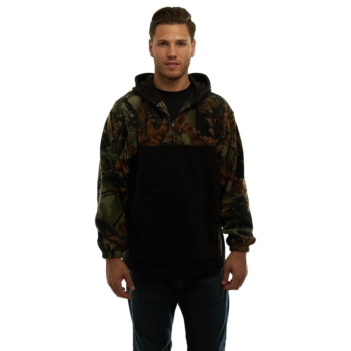 Men's Chambliss Hooded Camo Sweater