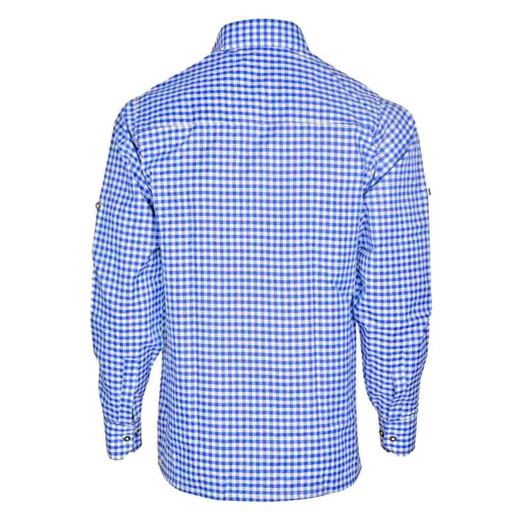 Men's Formal Dress Shirt in Blue Casual Dress Shirt