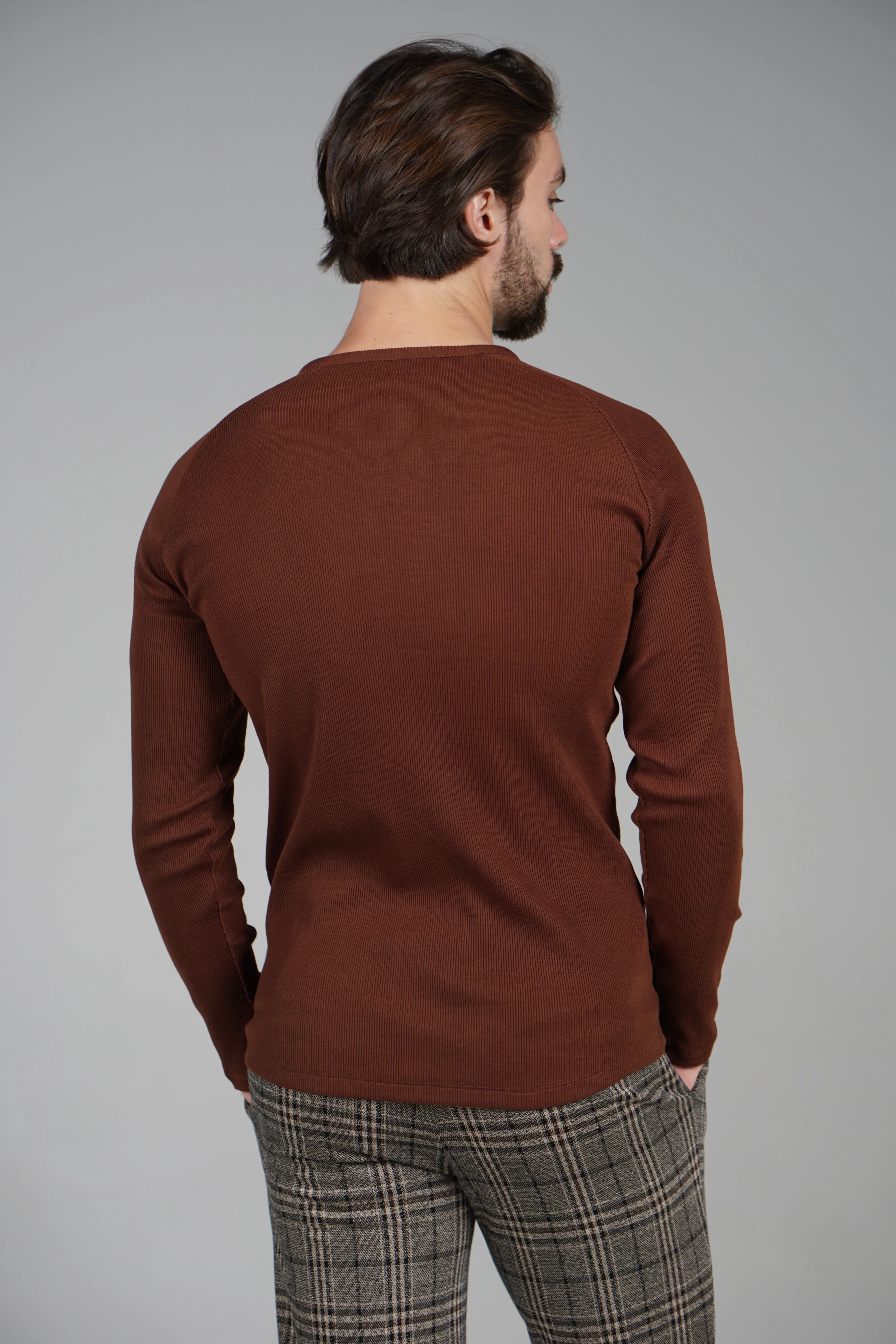 Men's Henley Long Sleeve Shirt