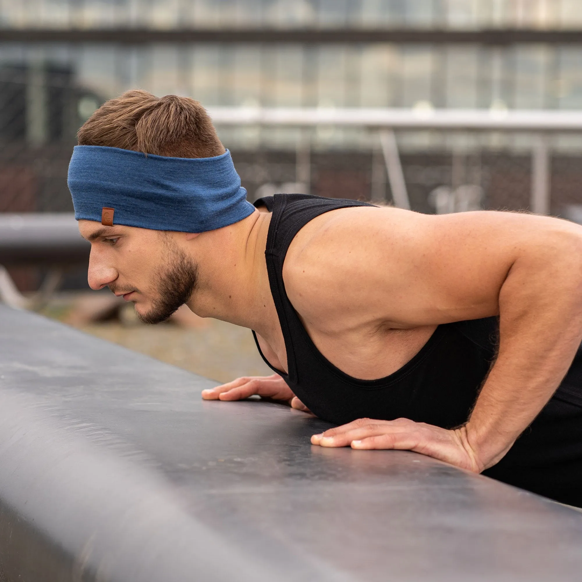 Men's Merino Tank Top Black