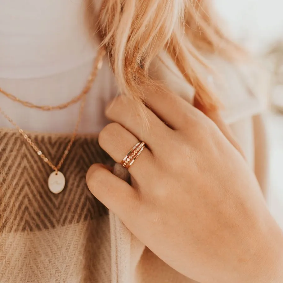 Micah Gold Filled Stacking Ring