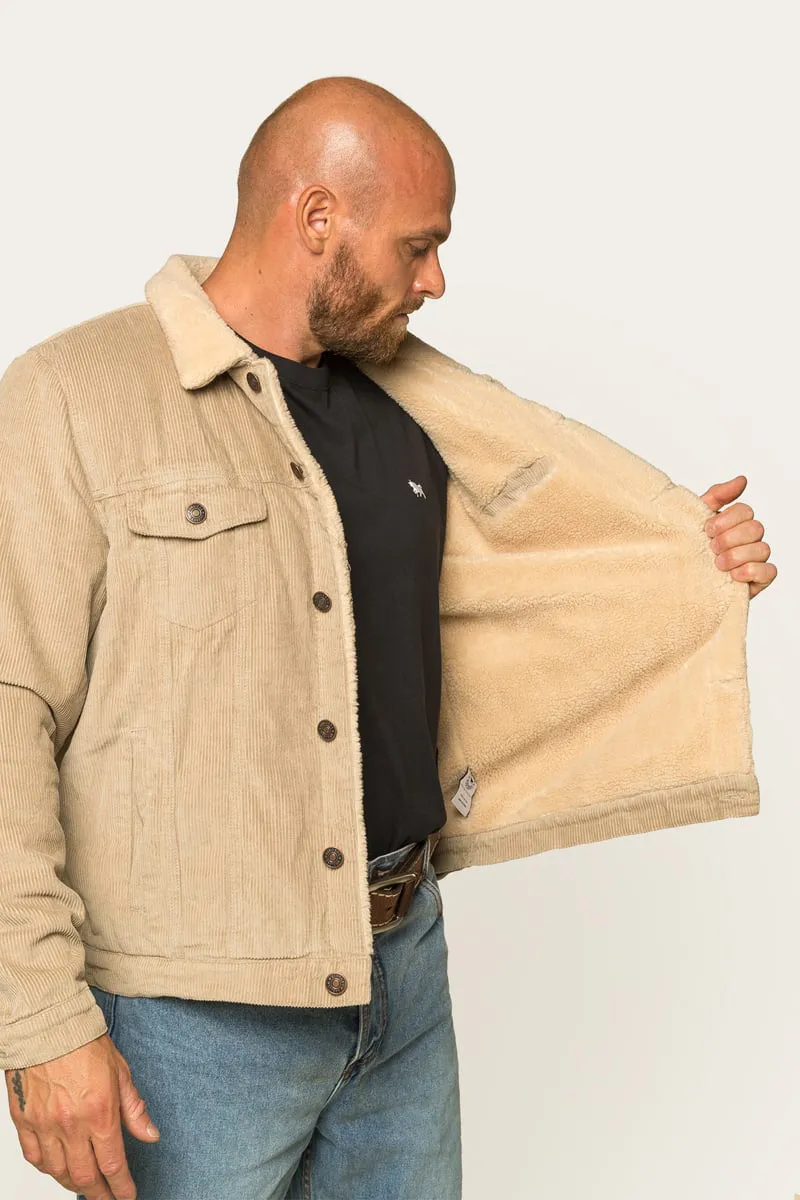 Milawa Mens Corduroy Jacket - Camel