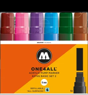 Molotow 627Hs Basic-Set 2 - 15Mm Pkt Of 6