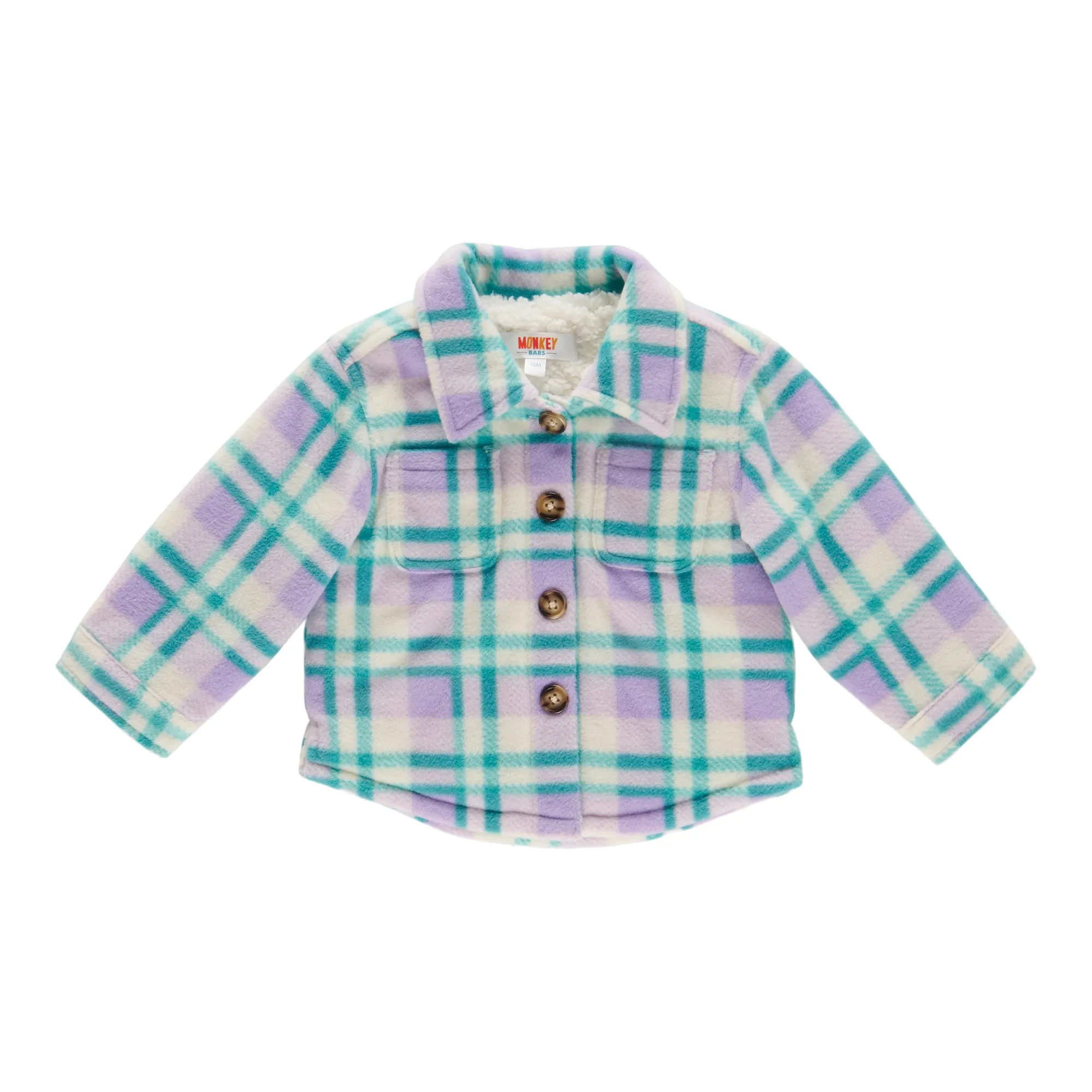 MONKEY BARS Infant Girl's Autumn Flair Shacket, 12-24 Month