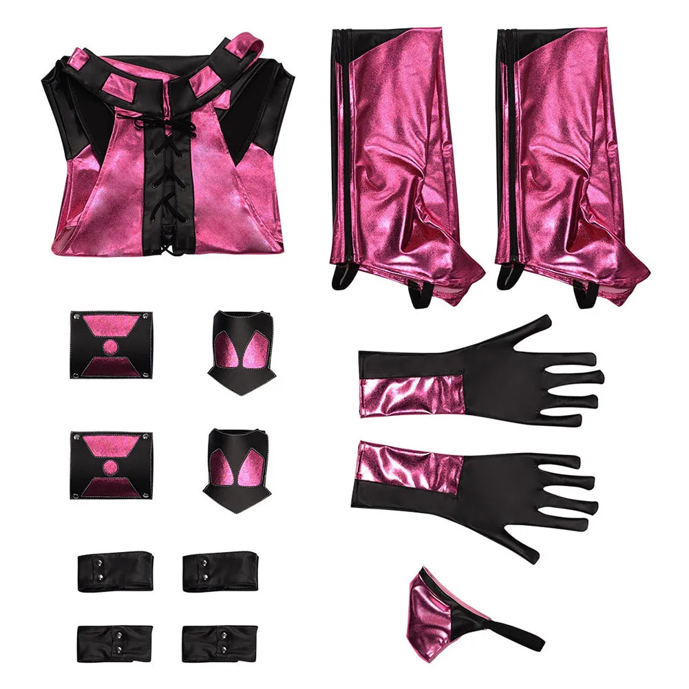 Mortal Kombat Mileena Cosplay Costume Jumpsuit Outfits Halloween Carnival Suit