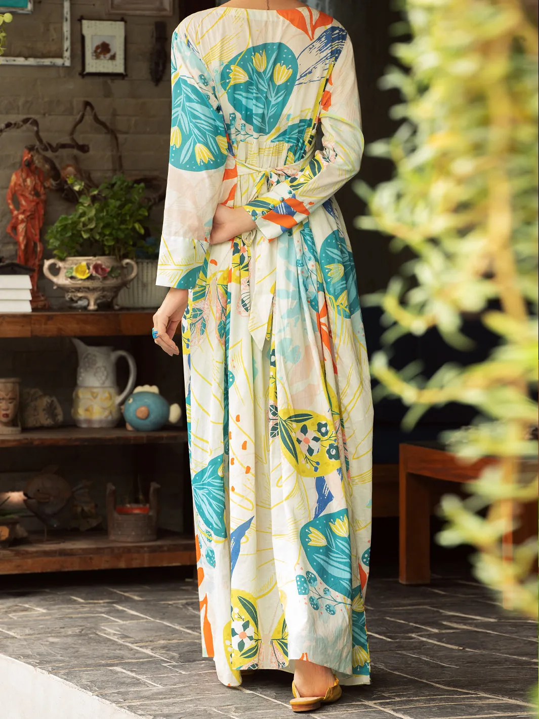 Multicolor Cambric Tunic - AL-LK-841