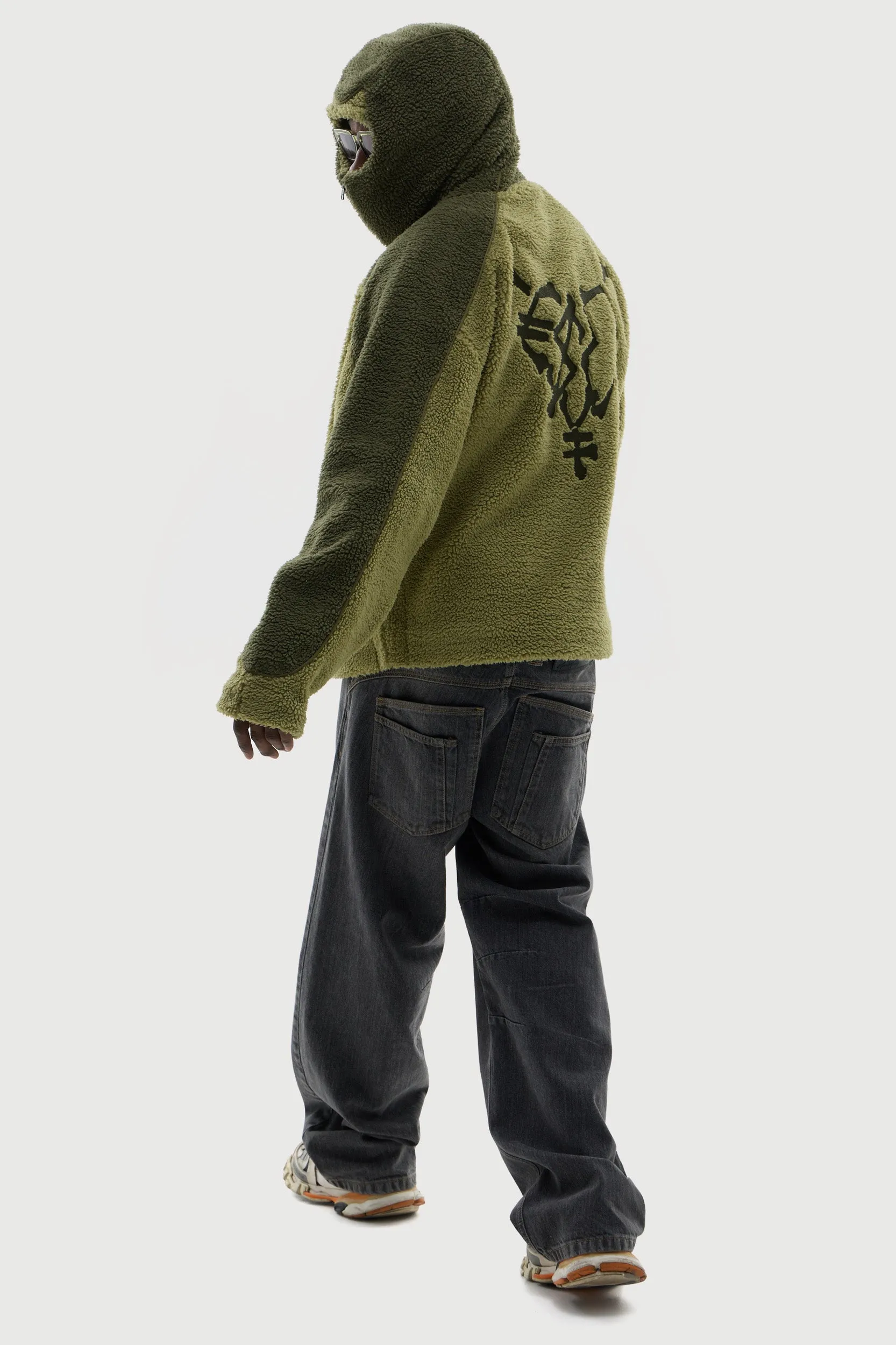 MULTIFACED FLEECE GREEN