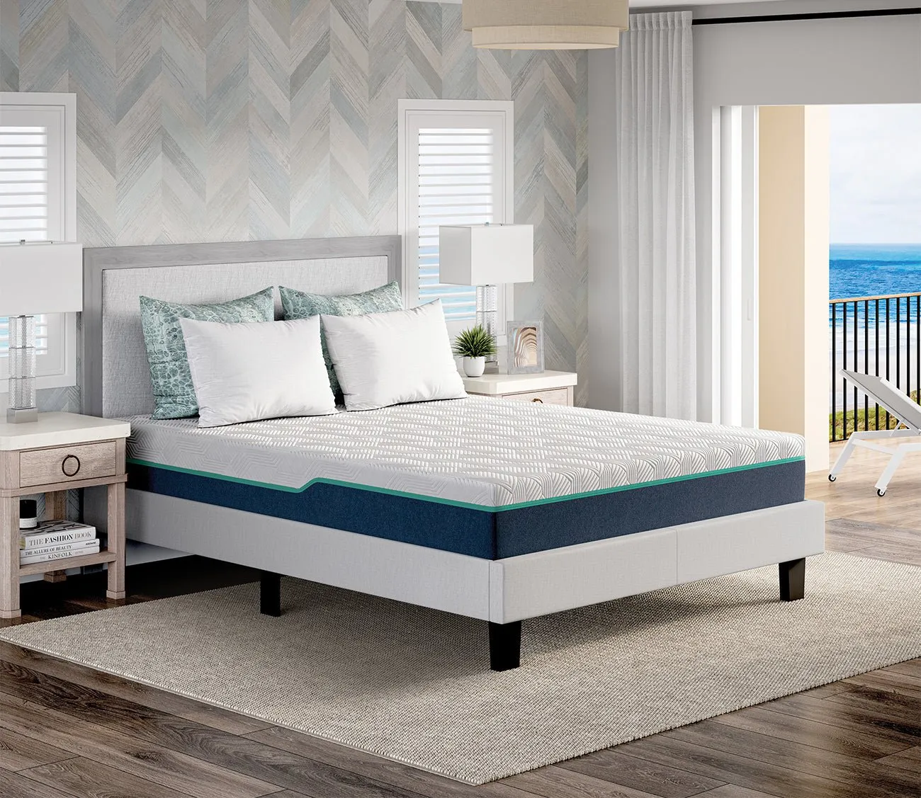 Nautica Soothe 10'' Firm Memory Foam Mattress