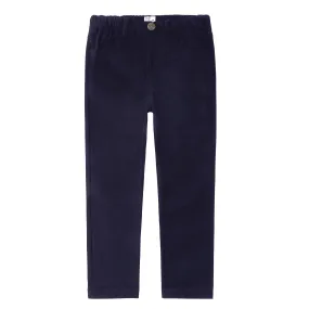 Navy Chino Patch Pocket Pull On Pants