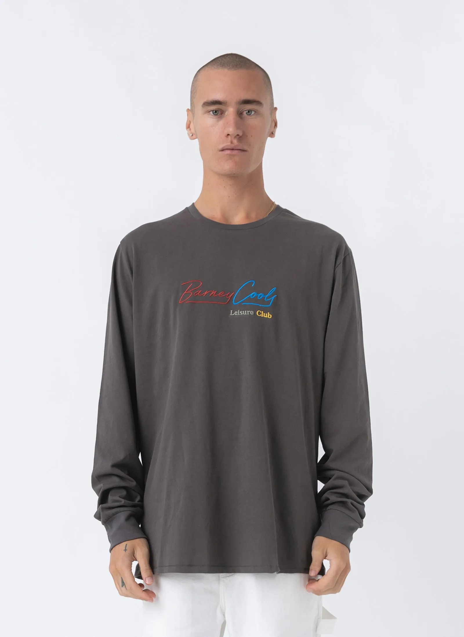 Neon Club Long Sleeve Tee Ash