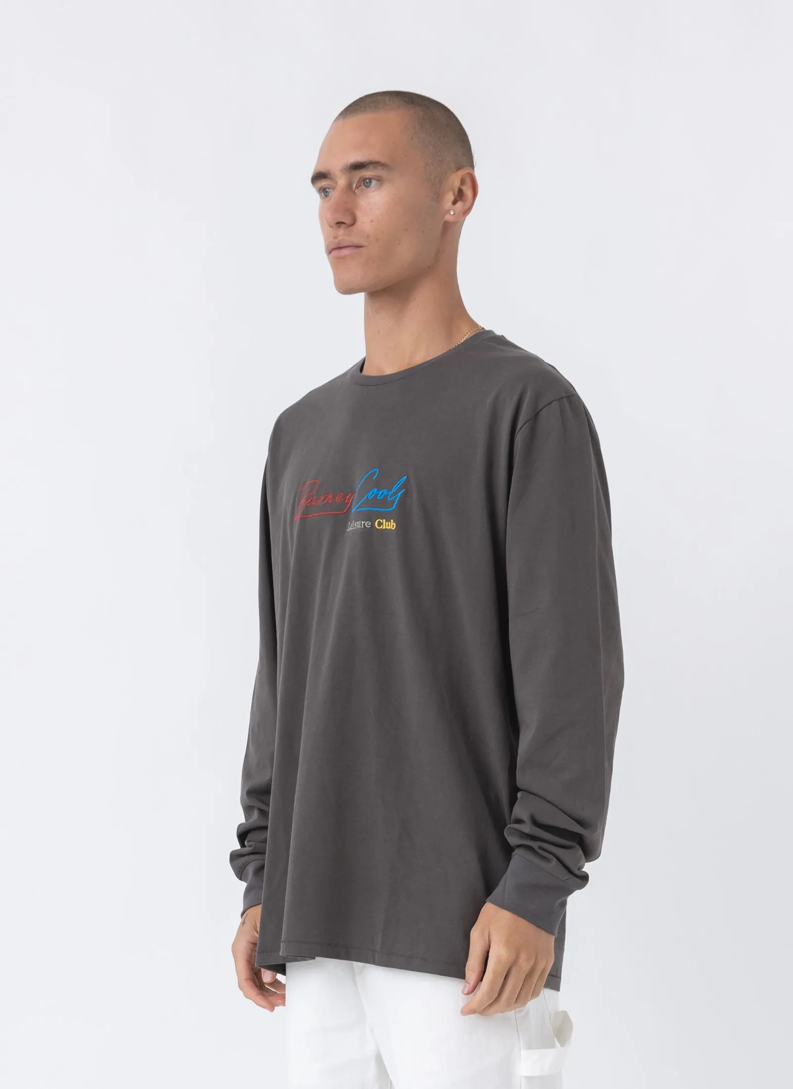 Neon Club Long Sleeve Tee Ash