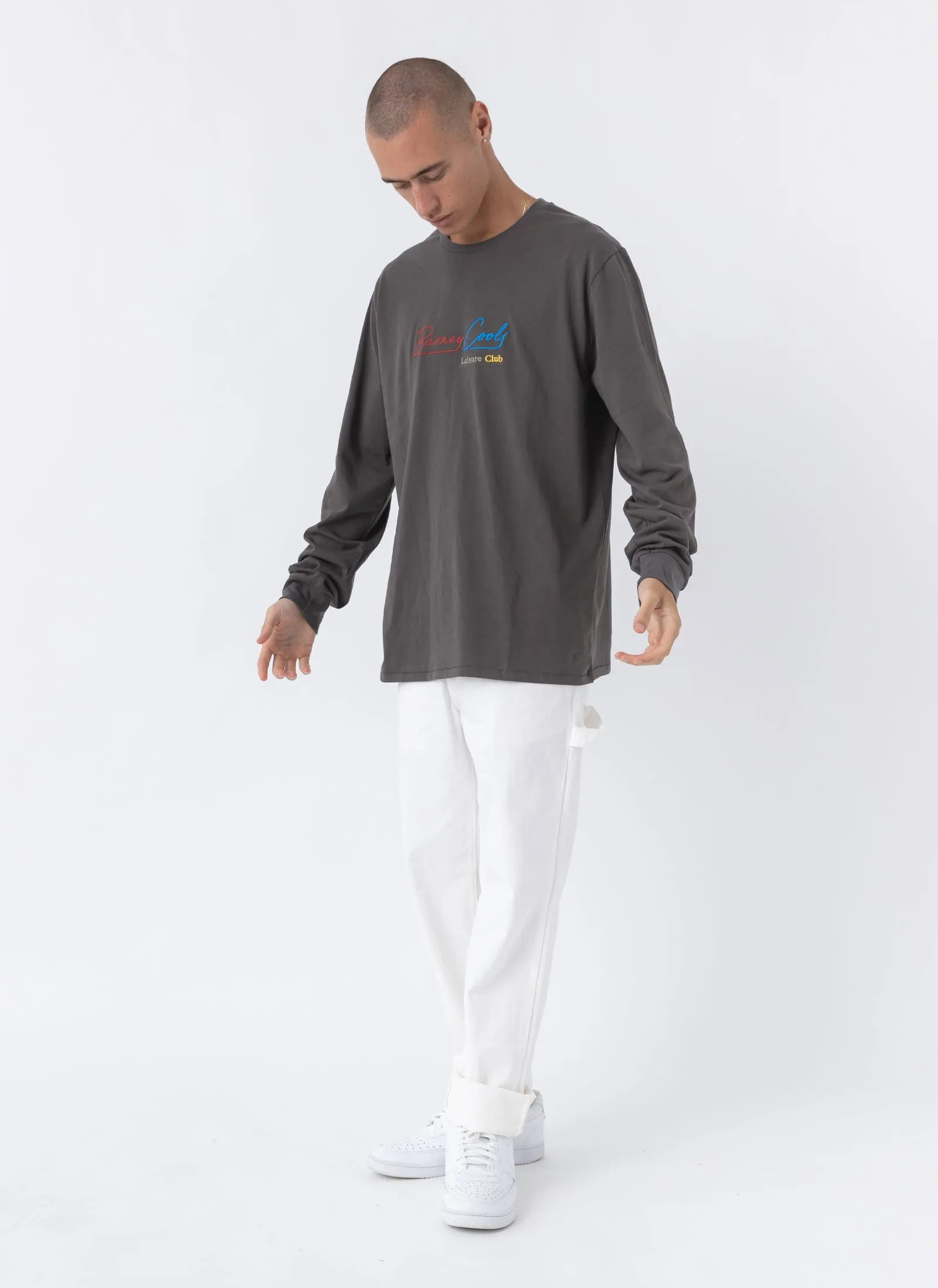 Neon Club Long Sleeve Tee Ash