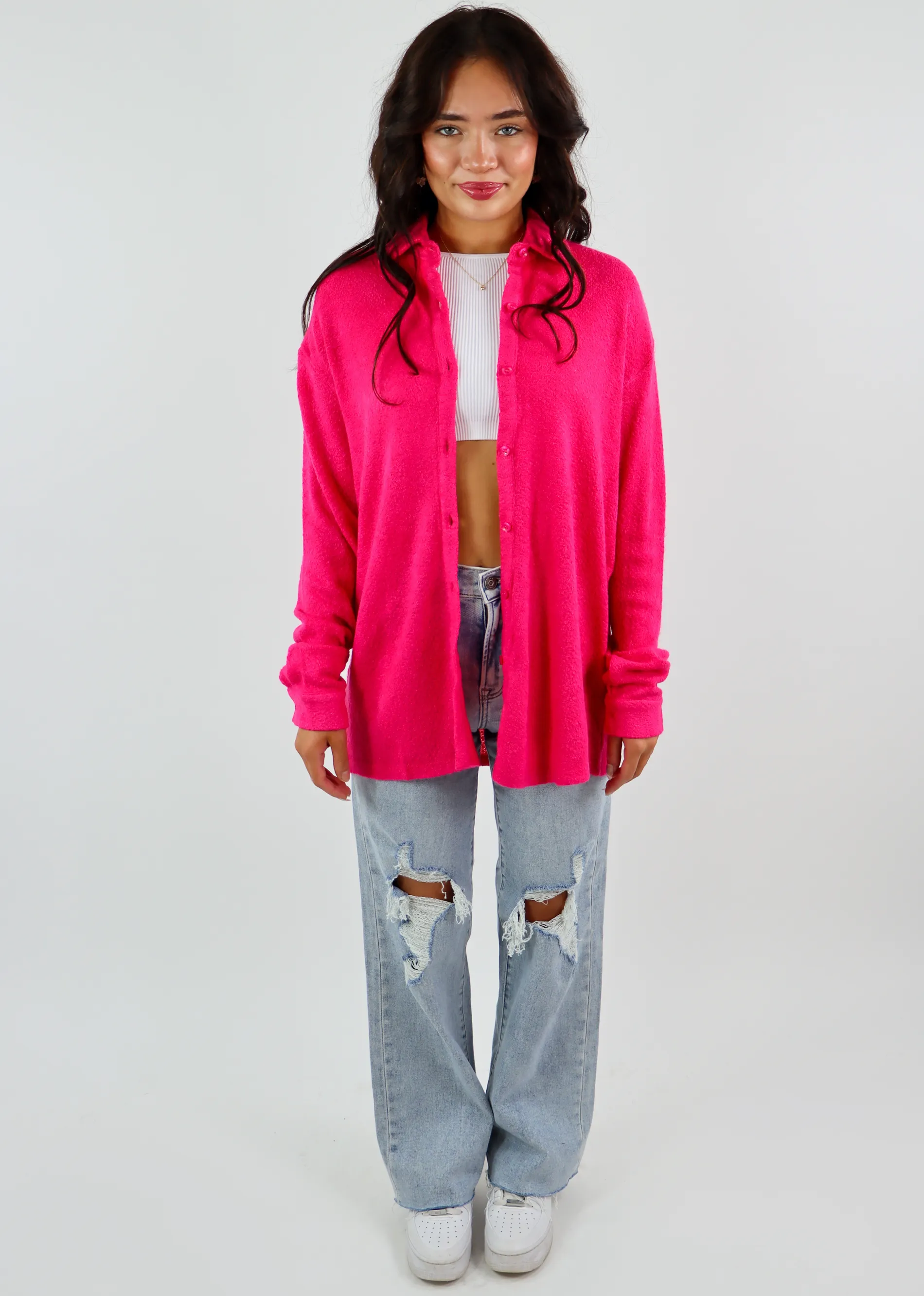 Nobody But You Jacket ★ Hot Pink